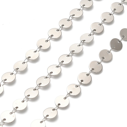 304 плоские цепочки из нержавеющей стали с пайетками, пайки