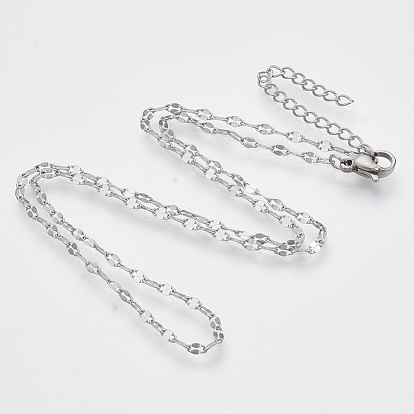 304 Stainless Steel Cable Chains Necklace, with Lobster Claw Clasps, Nickel Free