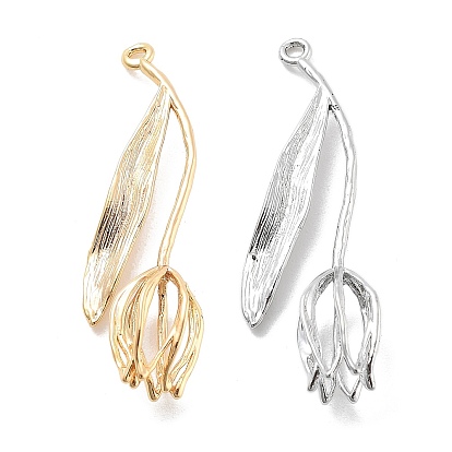 Латунные подвески, без кадмия, без никеля и без свинца, цветок