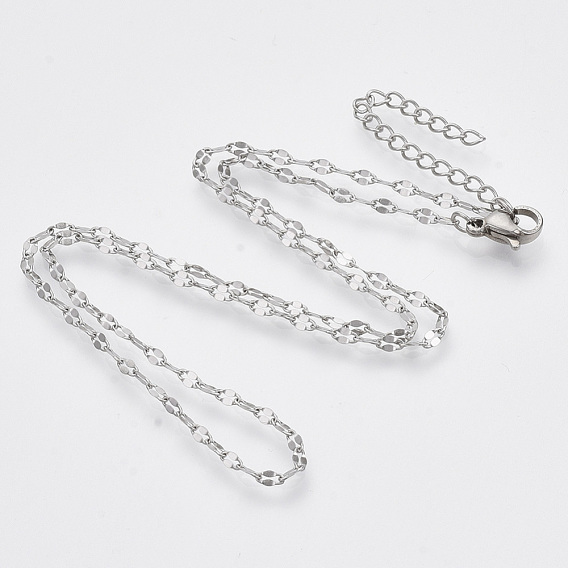 304 Stainless Steel Cable Chains Necklace, with Lobster Claw Clasps, Nickel Free