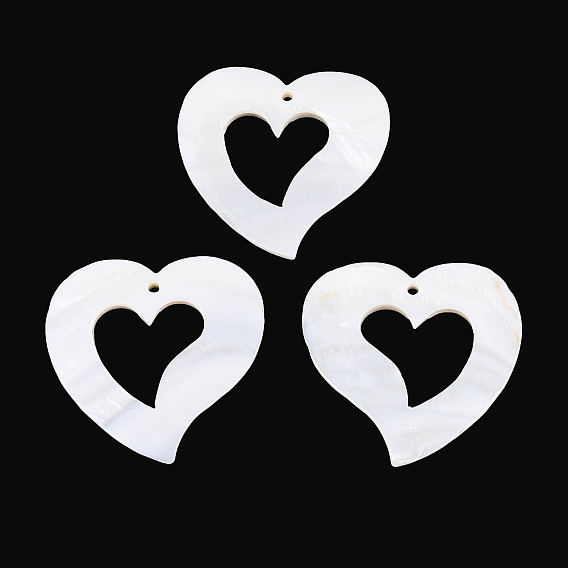 Природные подвески оболочки пресноводных, полые прелести сердца