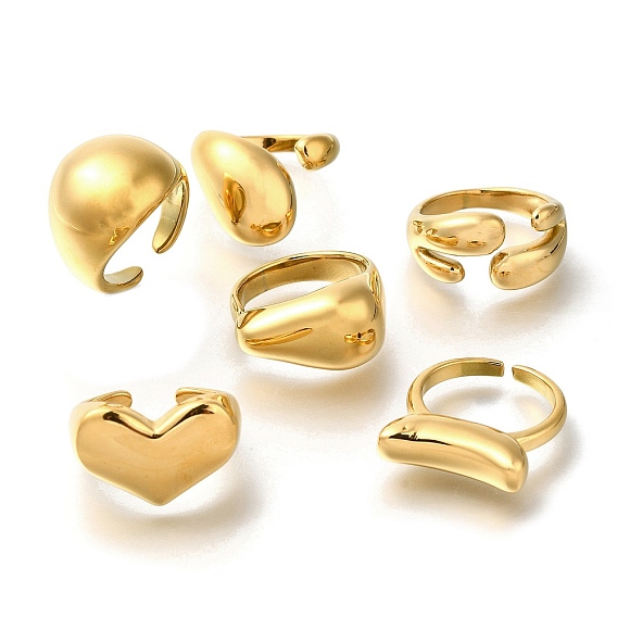 304 открытые манжеты из нержавеющей стали для женщин