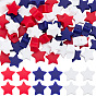 90 pcs 3 couleurs perles de silicone, étoiles