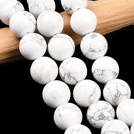 Природные Говлит бисер нитей, круглые