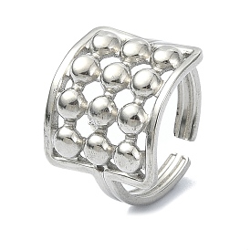 304 Stainless Steel Cuff Rings for Women