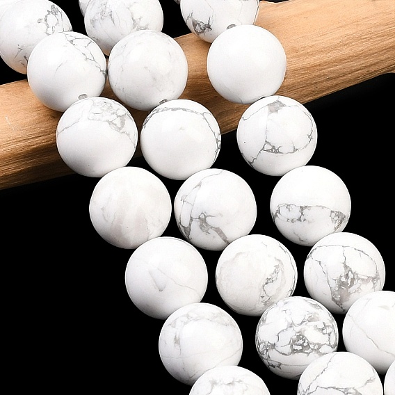 Природные Говлит бисер нитей, круглые