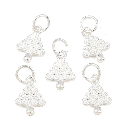 925 подвески-деревья из стерлингового серебра, с соединительными кольцами и 925 штампами