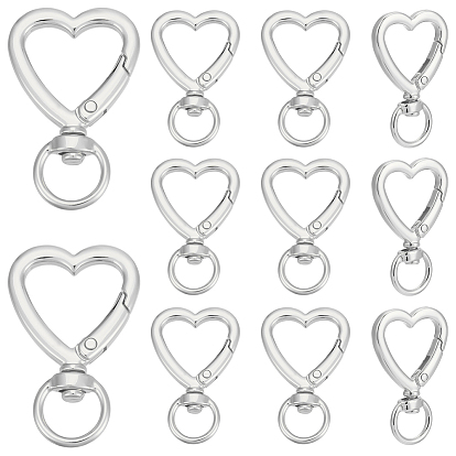 Застежками сплава поворотные, сердце