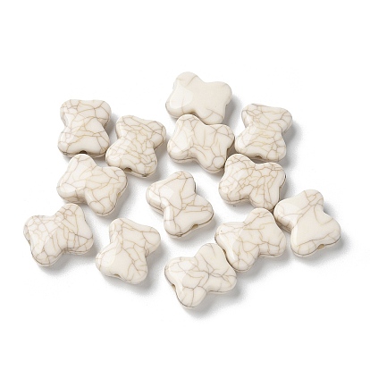 Акриловые бусины, имитация бирюзовый бисер, кость