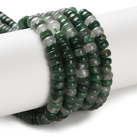 Естественно Цинхай нефрита бисер пряди, рондель