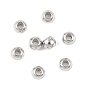 Perles d'espacement en laiton shegrace, ronde, sans cadmium et sans nickel et sans plomb