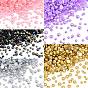 Electroplated Opaque Flat Back Resin Cabochons, Imitation Pearl, Half Round