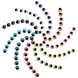 SUNNYCLUE DIY Stretch Bracelets Making Kits, with Round Evil Eye Resin Beads and Elastic Thread