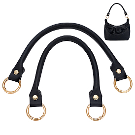 Ручки для сумок из искусственной кожи, с кольцом сплава, замена ручки сумки