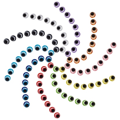 DIY Stretch Bracelets Making Kits, with Round Evil Eye Resin Beads and Elastic Thread