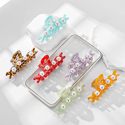 Заколки для волос в форме когтей из ацетата целлюлозы, аксессуары для волос для женщин и девочек