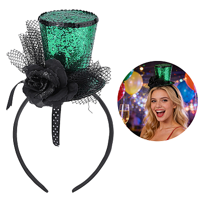 1шт. пластиковые резинки для волос, с ПВХ и тканевой шляпой