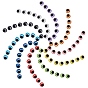 DIY Stretch Bracelets Making Kits, with Round Evil Eye Resin Beads and Elastic Thread