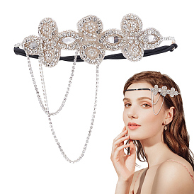 Ободки со стеклянными стразами для женщин