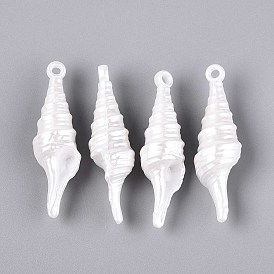 Абс пластмассовые жемчужные подвески, формы раковины