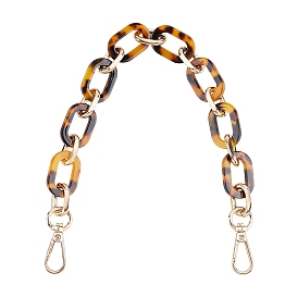 Ручки для пакетов из акрила, с поворотными застежками из цинкового сплава, для аксессуаров для замены сумок