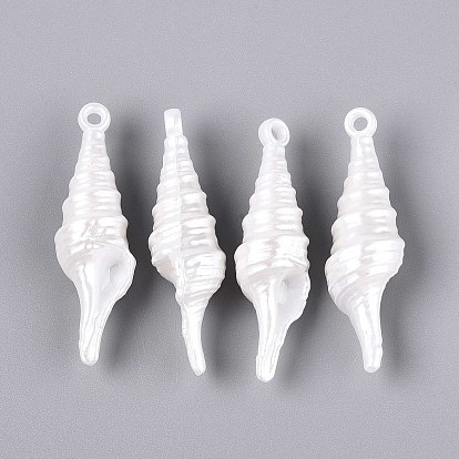 Абс пластмассовые жемчужные подвески, формы раковины