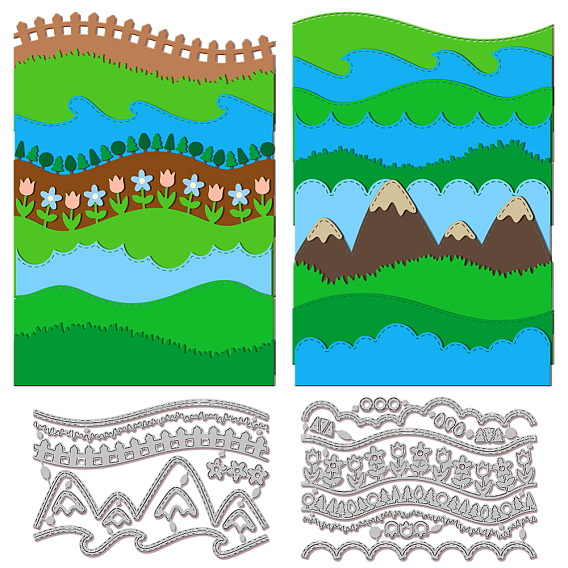 Углеродистая сталь разрезает трафареты, для diy scrapbooking, Фотоальбом, декоративная бумага для тиснения, форма для поздравительных открыток