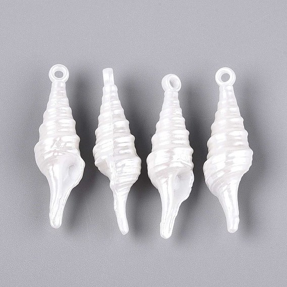 Абс пластмассовые жемчужные подвески, формы раковины