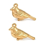 304 Stainless Steel Pendants, Ion Plating(IP), Bird Charms