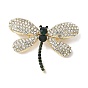 Броши из сплава стрекоз со стразами для одежды-рюкзака