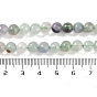 Natural Fluorite Beads Strands, Round, Grade AB