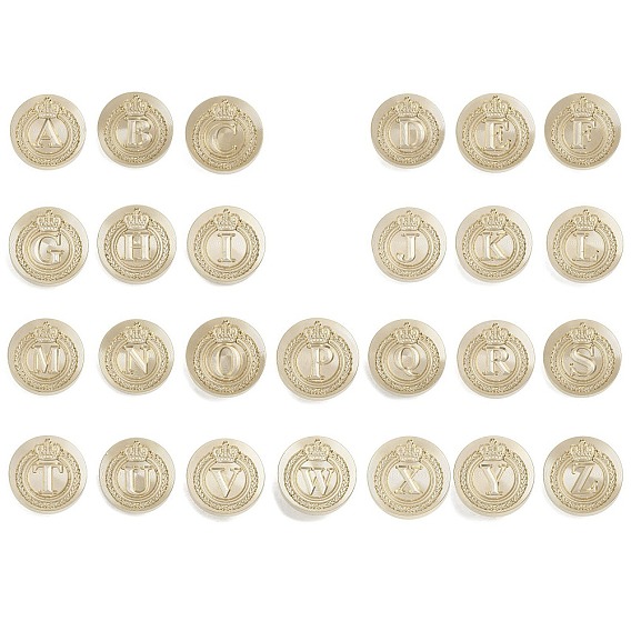 Золотистый тон корона начальная восковая печать латунные штампы головки, для сургучной печати