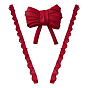 Soies satins ruban, pour accessoires de vêtement, décoration de cadeaux