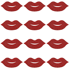 12шт. горячая фиксация стразами, аксессуары для костюма, губа