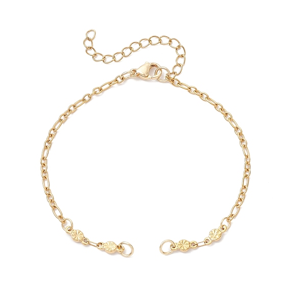 304 изготовление браслетов из цепочек-листовидных звеньев из нержавеющей стали