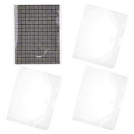 Прямоугольные обложки для книг из ПВХ