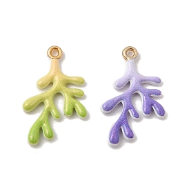 Подвески из эмали и сплава, коралловые чары, долговечный, золотые
