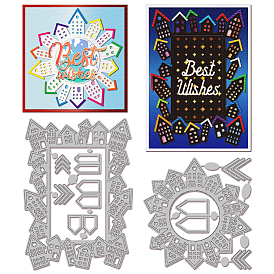 Углеродистая сталь разрезает трафареты, для diy scrapbooking, Фотоальбом, декоративная бумага для тиснения, форма для поздравительных открыток