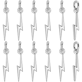 20 шт. Латунные подвески, удар молнии, с целью перехода в кольце, без кадмия и без свинца