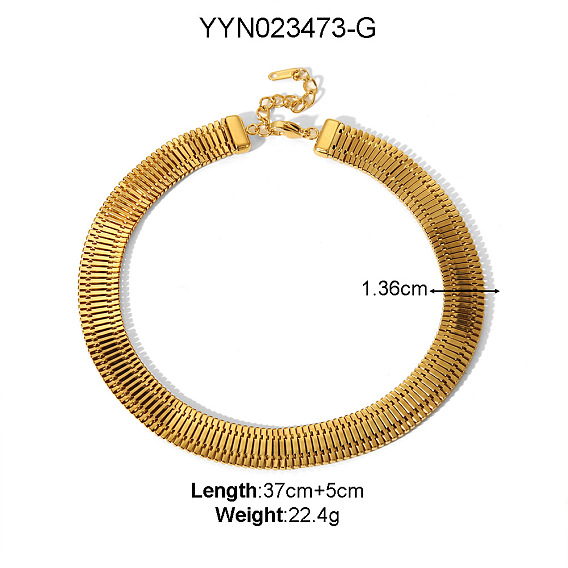 304 женские ожерелья-цепочки из нержавеющей стали, реальный 18 k позолоченный