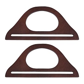 D-образные деревянные ручки для сумок, для аксессуаров для замены сумок