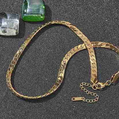 304 женские ожерелья-змейки из нержавеющей стали