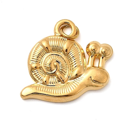 304 подвески из нержавеющей стали, улитка прелести, с целью перехода в кольце, ионное покрытие (ip)