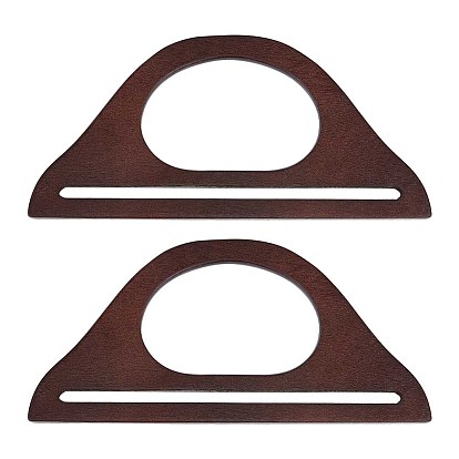 D-образные деревянные ручки для сумок, для аксессуаров для замены сумок