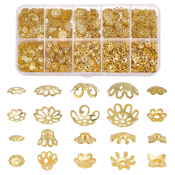 10 колпачки из сплава, железа и латуни, цветок