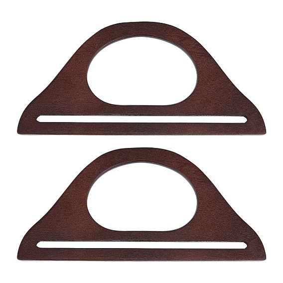 D-образные деревянные ручки для сумок, для аксессуаров для замены сумок