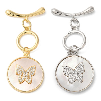 Латунные застежки-молнии из прозрачного кубического циркония, без кадмия, без никеля и без свинца, с оболочкой, бабочка