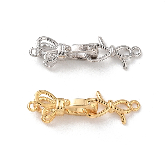 925 fermoirs pliables en argent sterling, fleur, crémaillère plaquage, plaqué longue durée
