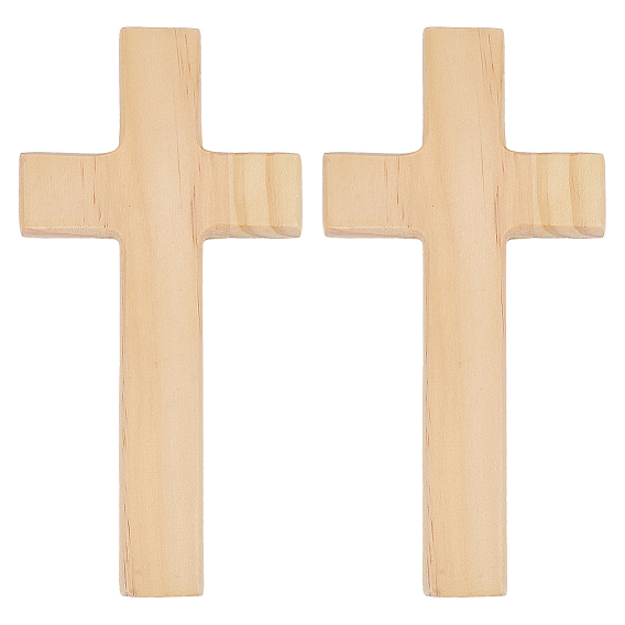 Деревянный настенный крестообразный подвесной светильник, настенные украшения