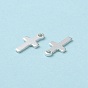 925 Sterling Silver Cross Chain Extender Drops, Chain Tabs
